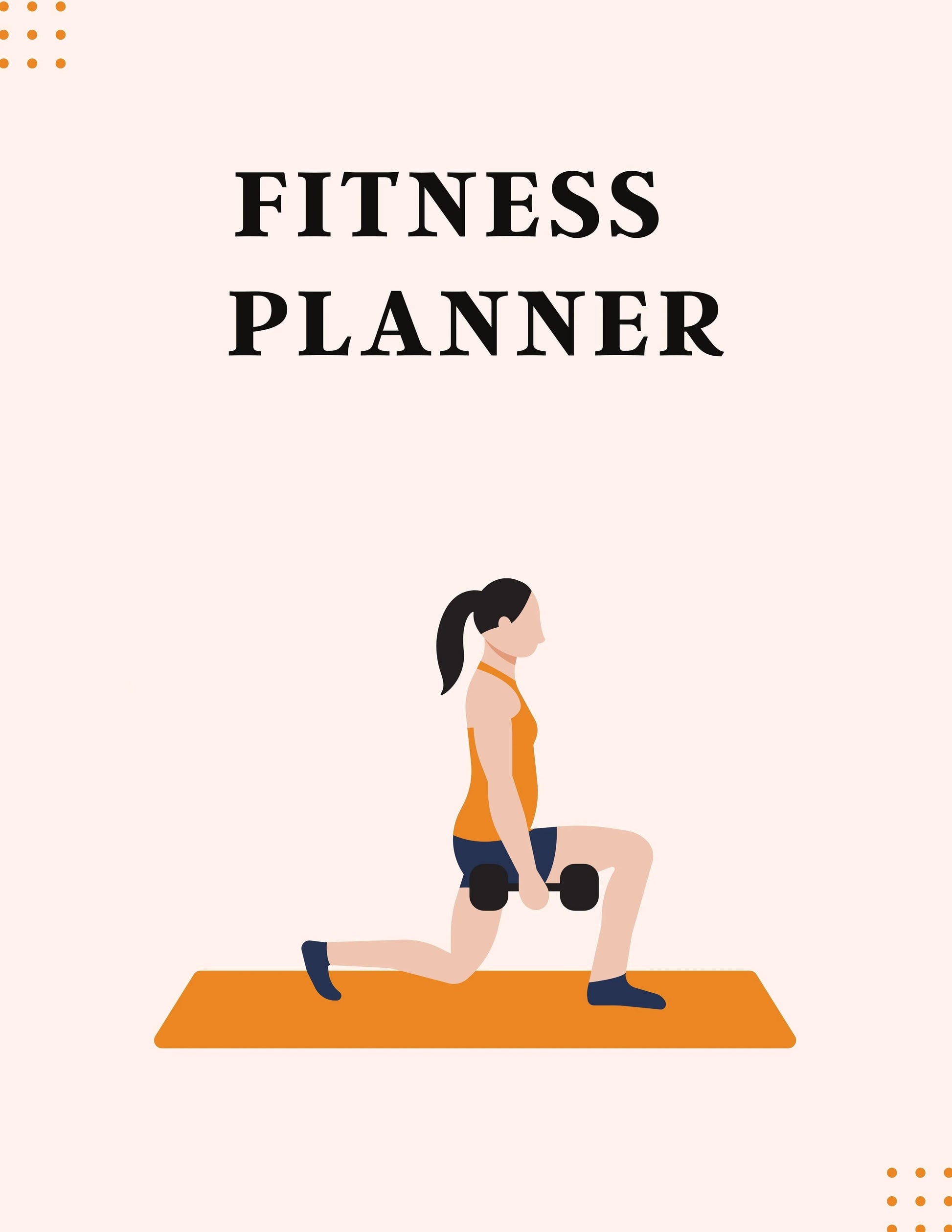 Fitness Planner KDP Planner - CraftNest - Digital Crafting and Art
