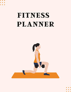 Fitness Planner KDP Planner - CraftNest - Digital Crafting and Art