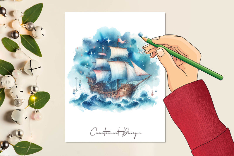 Dream Ships Clipart Bundle - CraftNest - Digital Crafting and Art