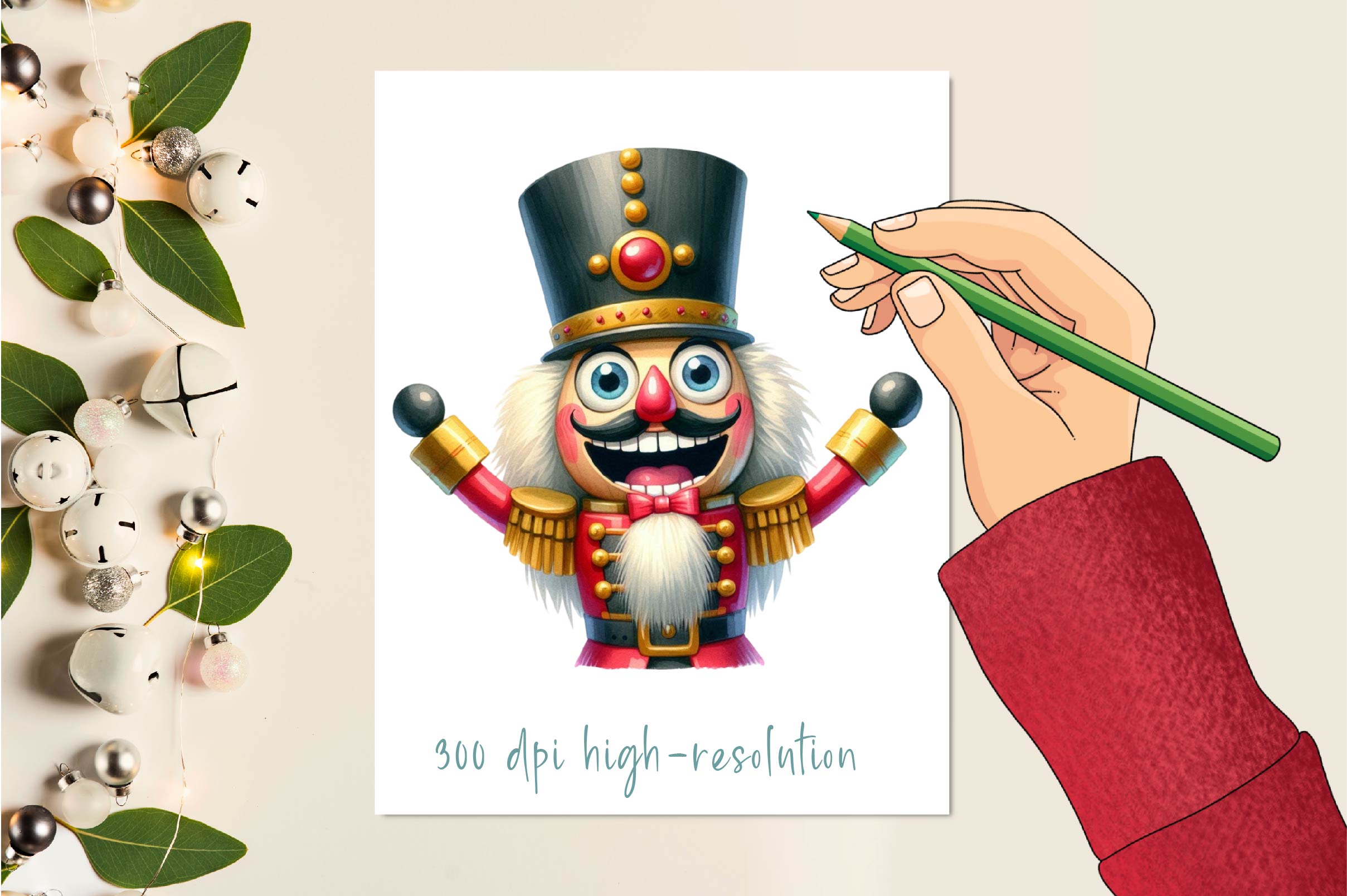 Christmas Funny Nutcracker Clipart Bundle - CraftNest - Digital Crafting and Art