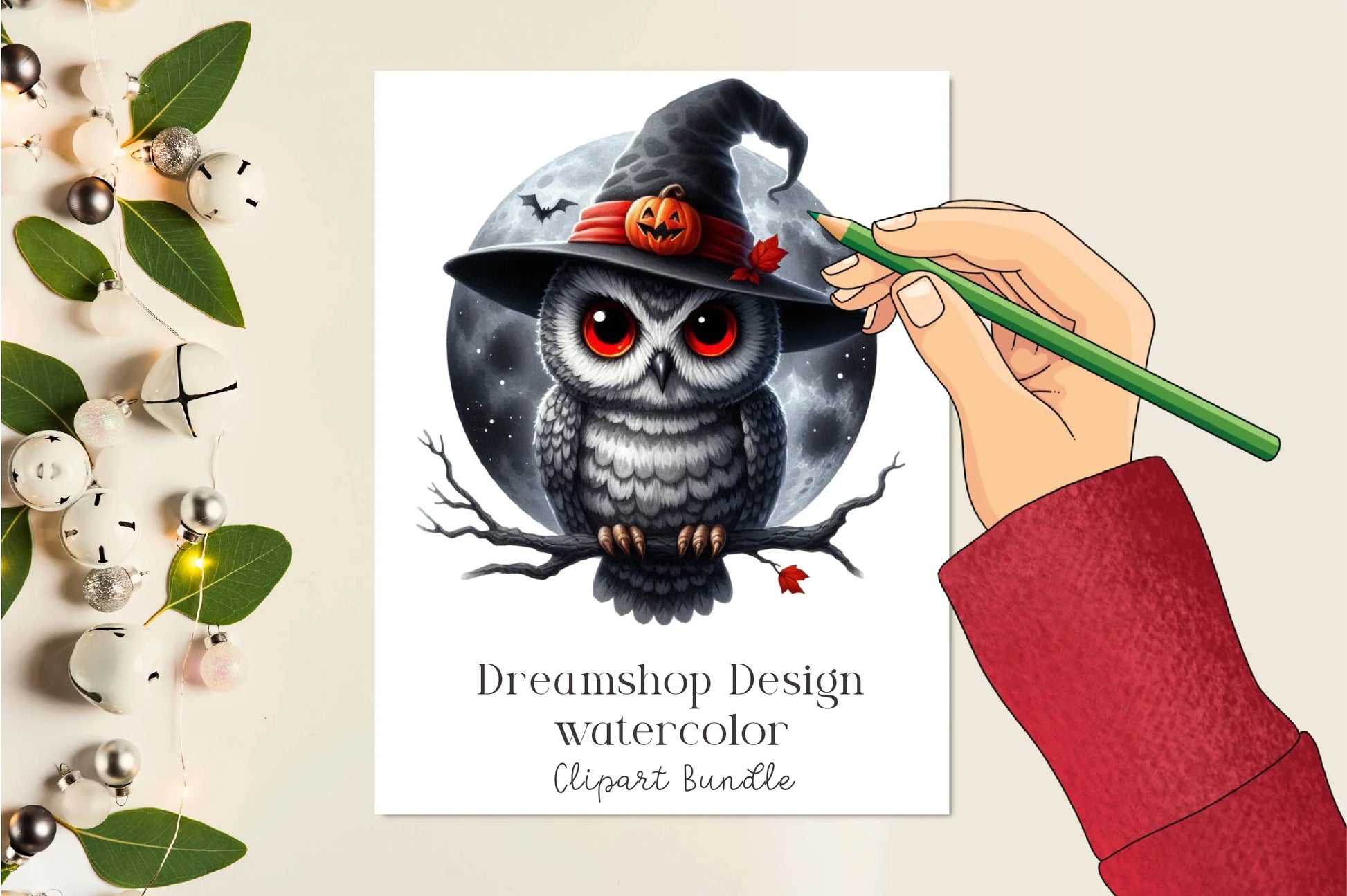Halloween Bright Owl Clipart Bundle - CraftNest - Digital Crafting and Art