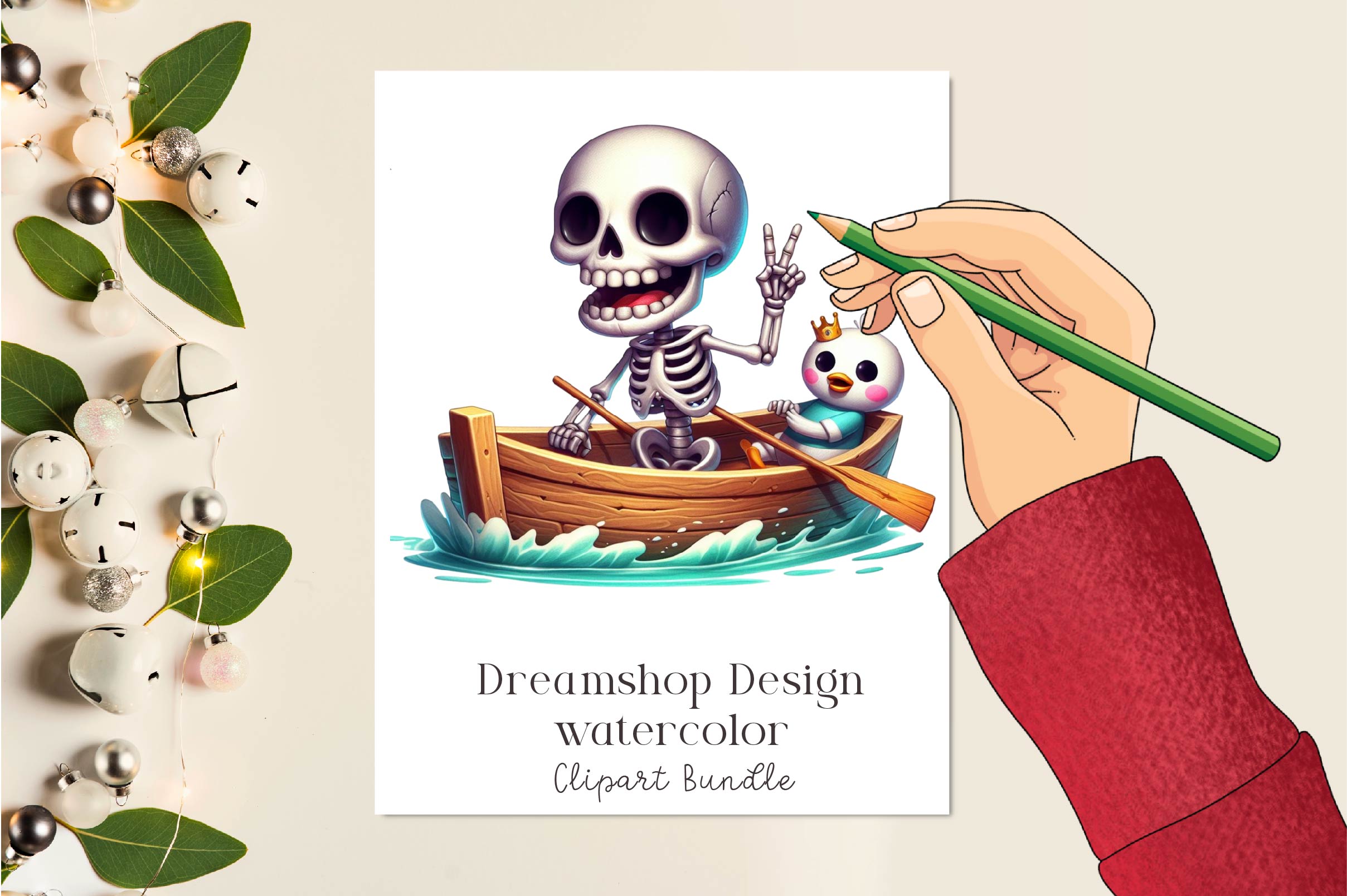 Funny Skeletons Clipart Bundle - CraftNest - Digital Crafting and Art