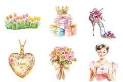 Glamorous Mothers Day Clipart Bundle - CraftNest - Digital Crafting and Art