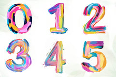 Brushstroke Letters Alphabet Clipart Bundle - CraftNest - Digital Crafting and Art