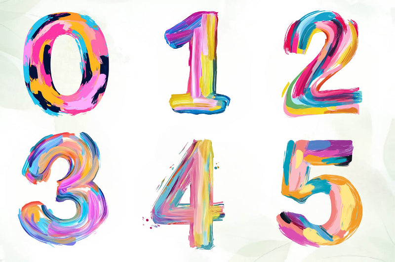 Brushstroke Letters Alphabet Clipart Bundle - CraftNest - Digital Crafting and Art