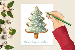 Christmas Cookie Tree Clipart Bundle - CraftNest - Digital Crafting and Art