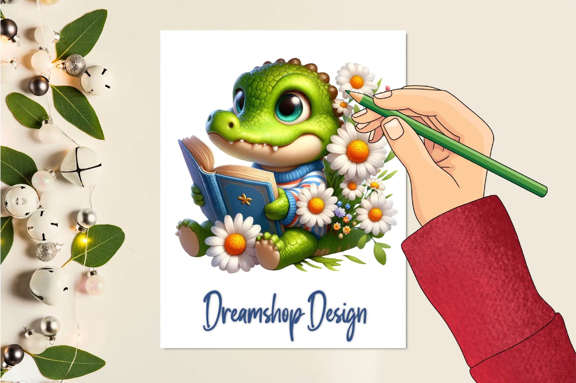 Spring Crocodile Clipart Bundle - CraftNest - Digital Crafting and Art