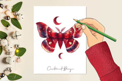 Celestial Moths Clipart Bundle - CraftNest - Digital Crafting and Art