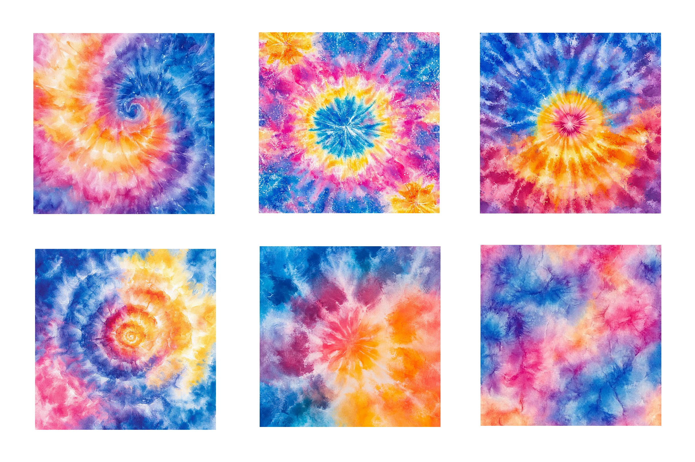 Tie Dye Pattern Clipart Bundle - CraftNest - Digital Crafting and Art