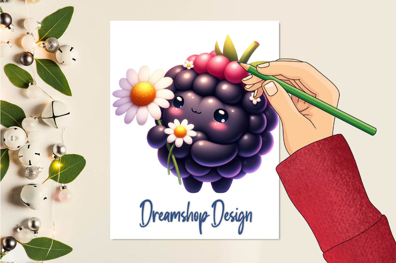 Cute Fruit Collection Clipart Bundle - CraftNest - Digital Crafting and Art