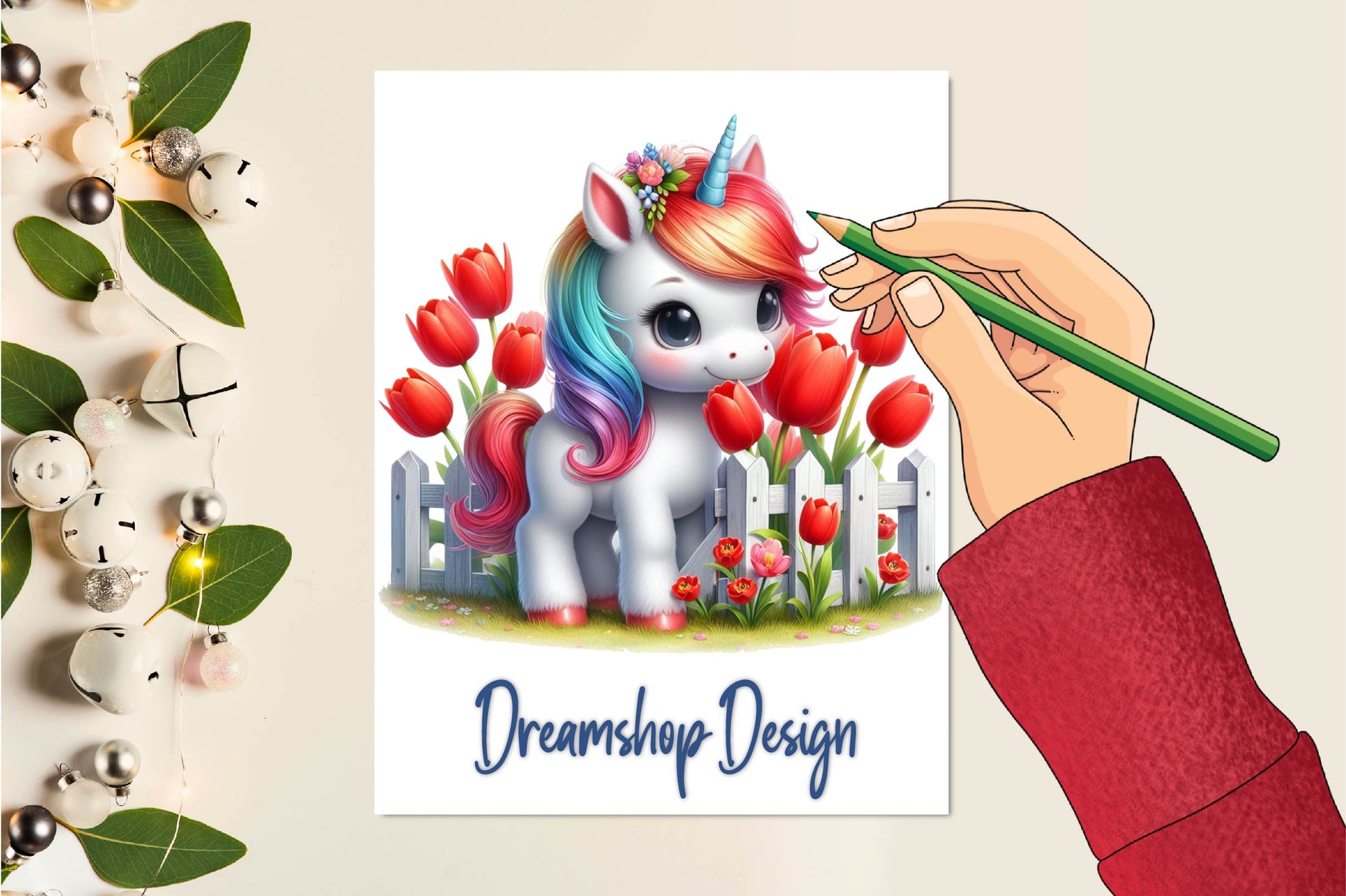 Unicorn Spring Clipart Bundle - CraftNest - Digital Crafting and Art