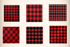 Gingham Pattern Clipart Bundle - CraftNest - Digital Crafting and Art