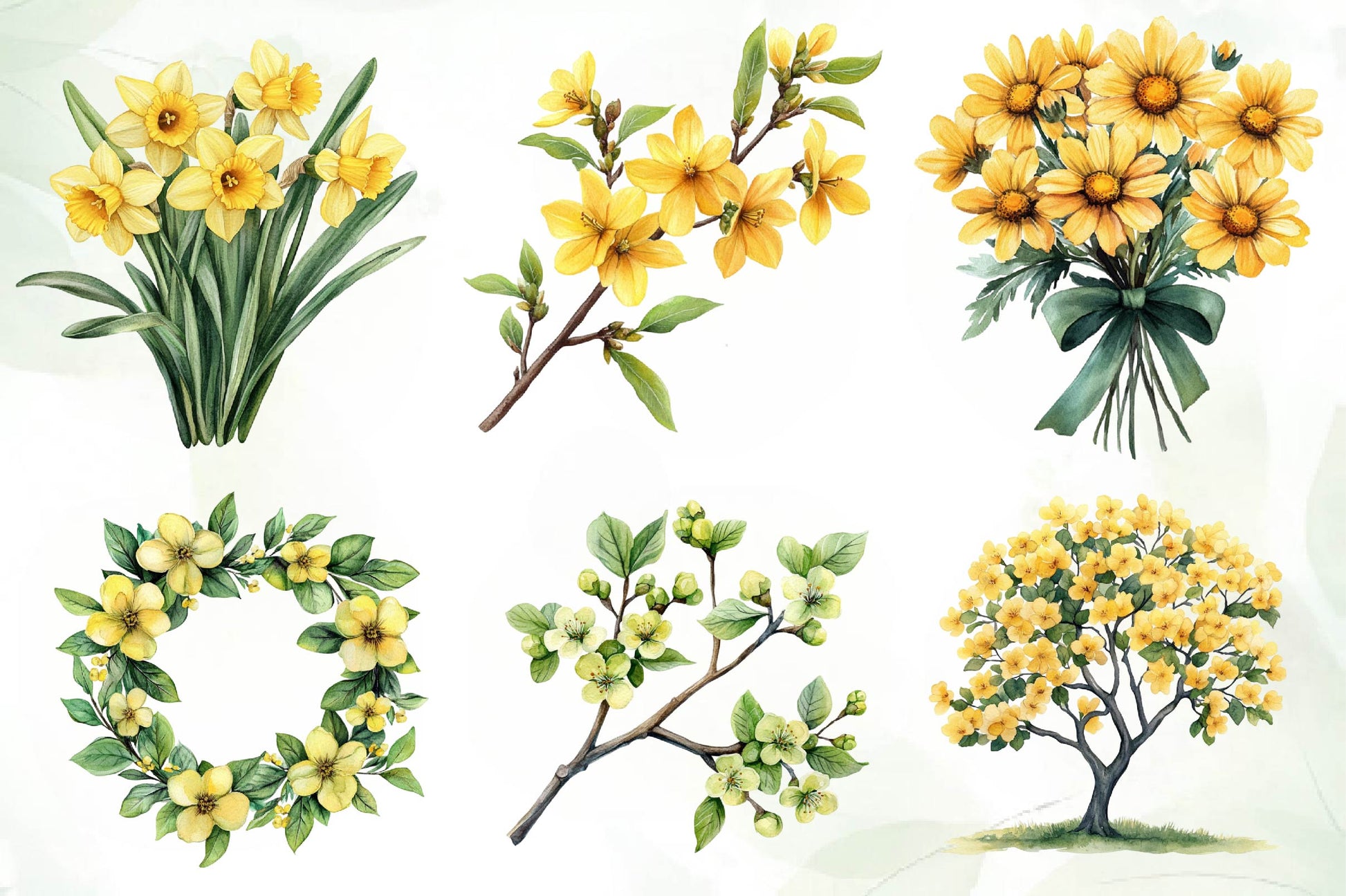 Blossom Spring Clipart Bundle - CraftNest - Digital Crafting and Art