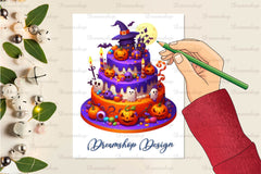 Halloween Party Cake Clipart Bundle - CraftNest - Digital Crafting and Art
