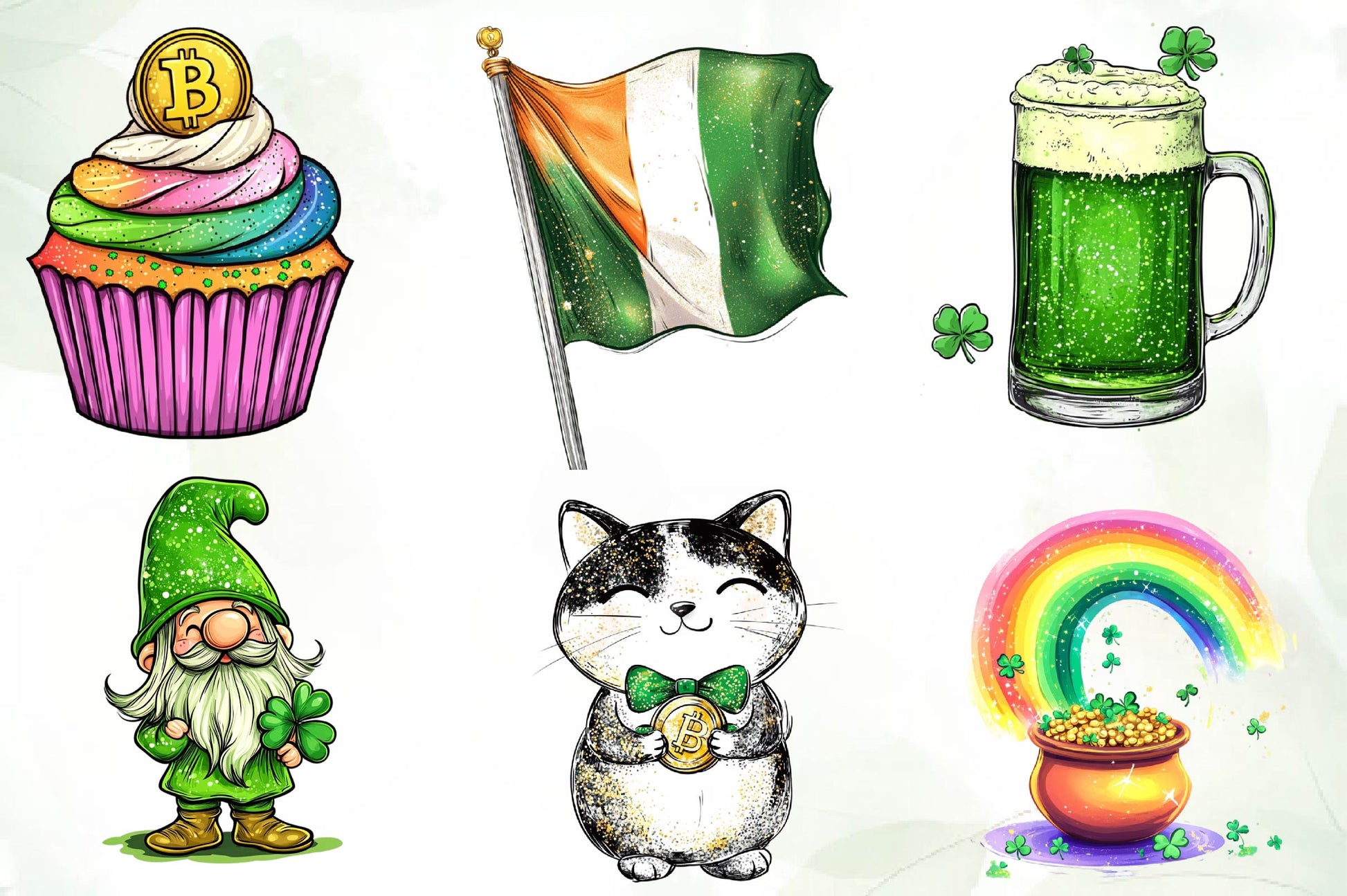 St Patricks Day Clipart Bundle 3 - CraftNest - Digital Crafting and Art