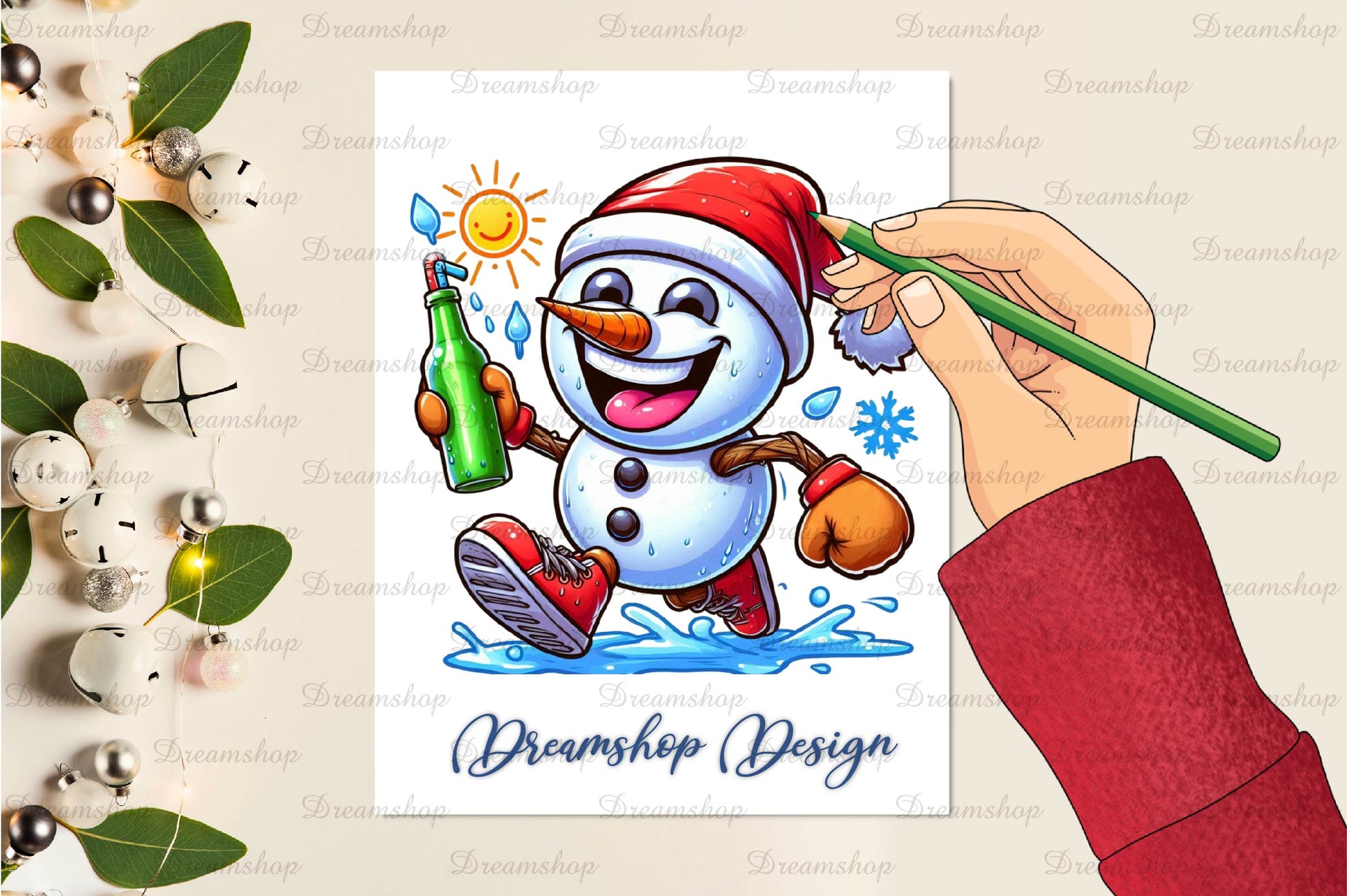 Funny Snowman Clipart Bundle - CraftNest - Digital Crafting and Art