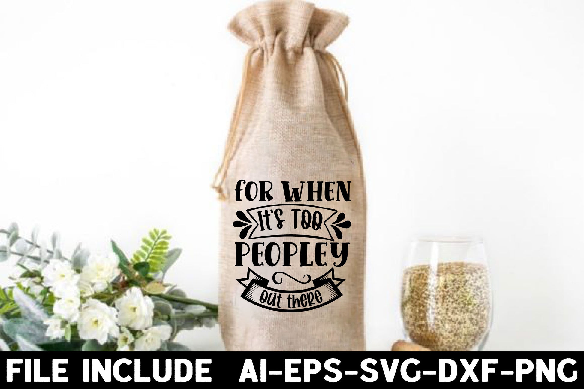 Wine Bag SVG Bundle - CraftNest - Digital Crafting and Art