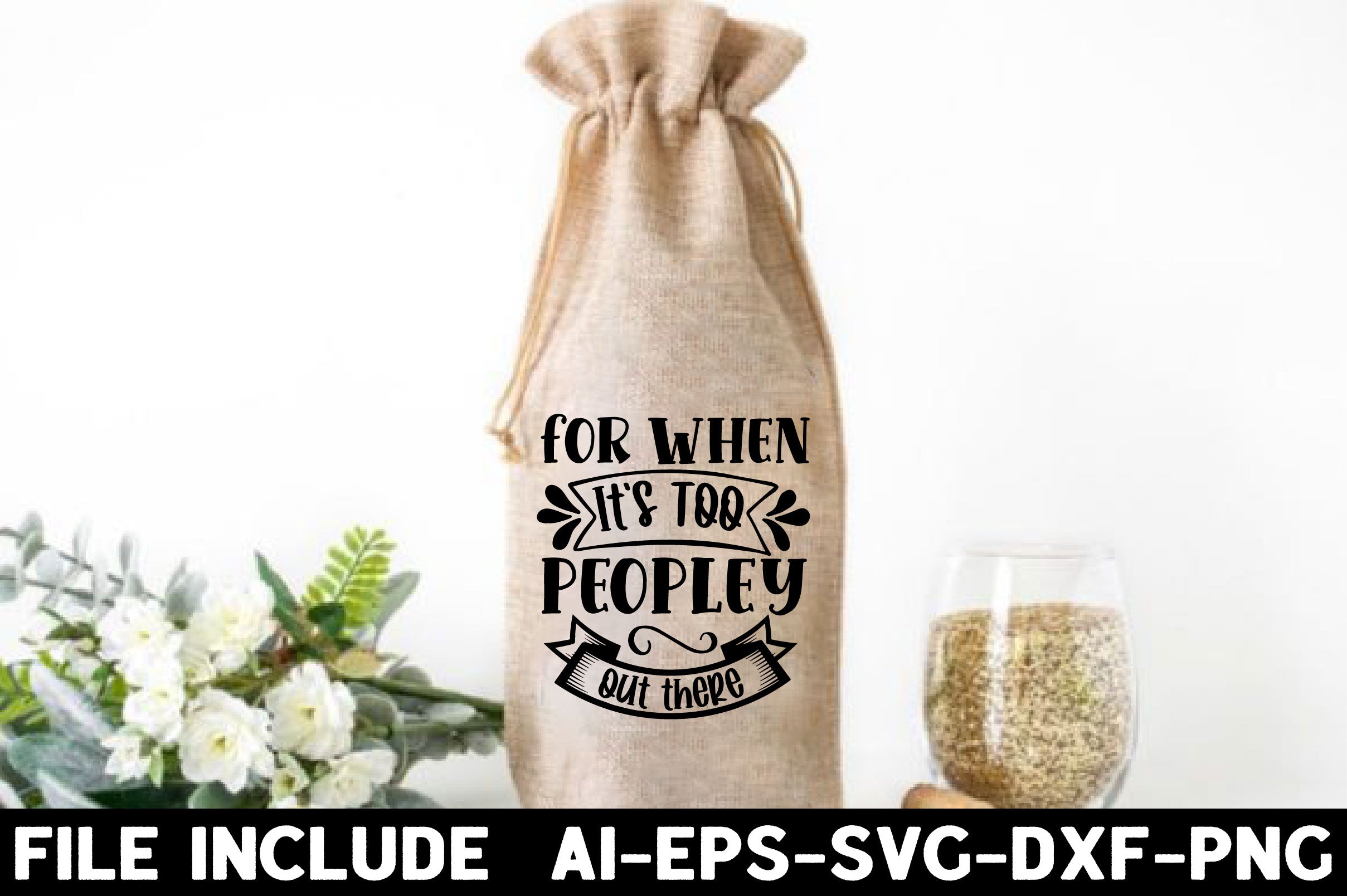 Wine Bag SVG Bundle - CraftNest - Digital Crafting and Art