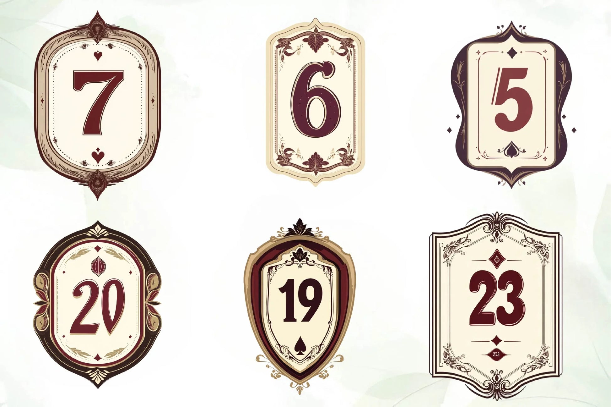 Vintage Christmas Advent Calendar Clipart Bundle - CraftNest - Digital Crafting and Art
