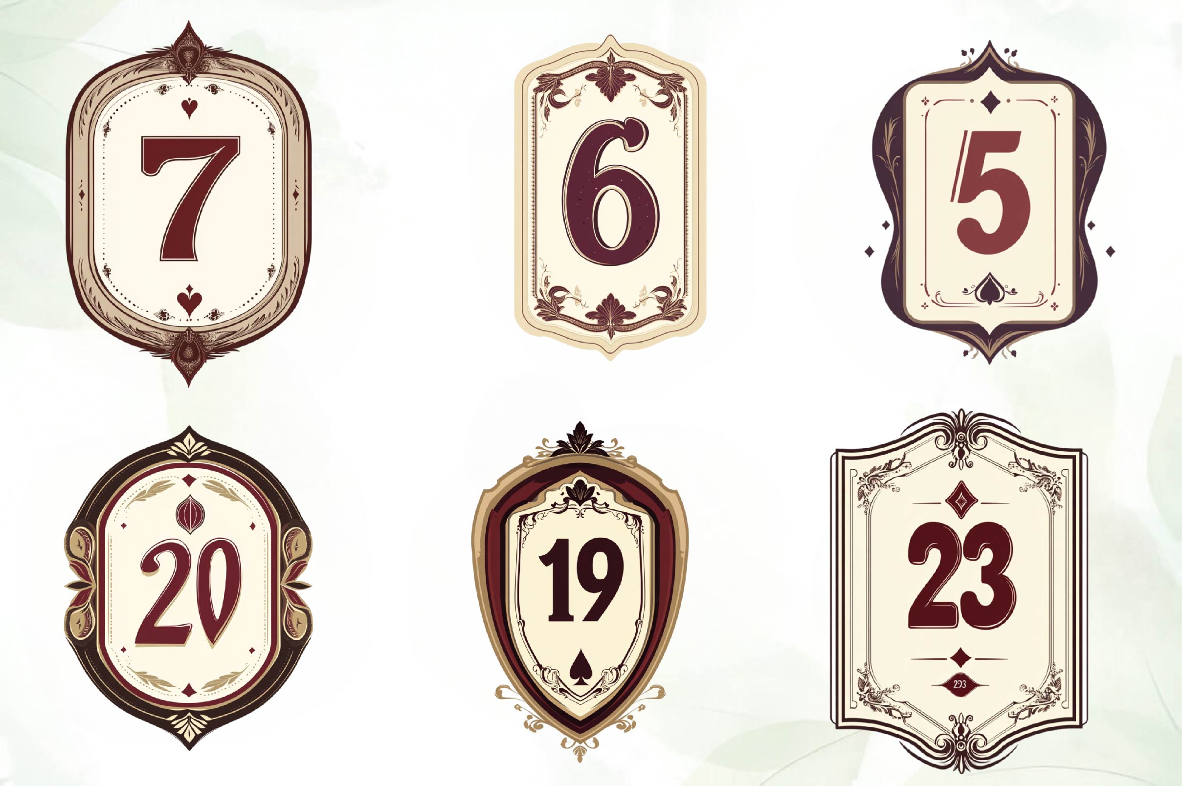 Vintage Christmas Advent Calendar Clipart Bundle - CraftNest - Digital Crafting and Art