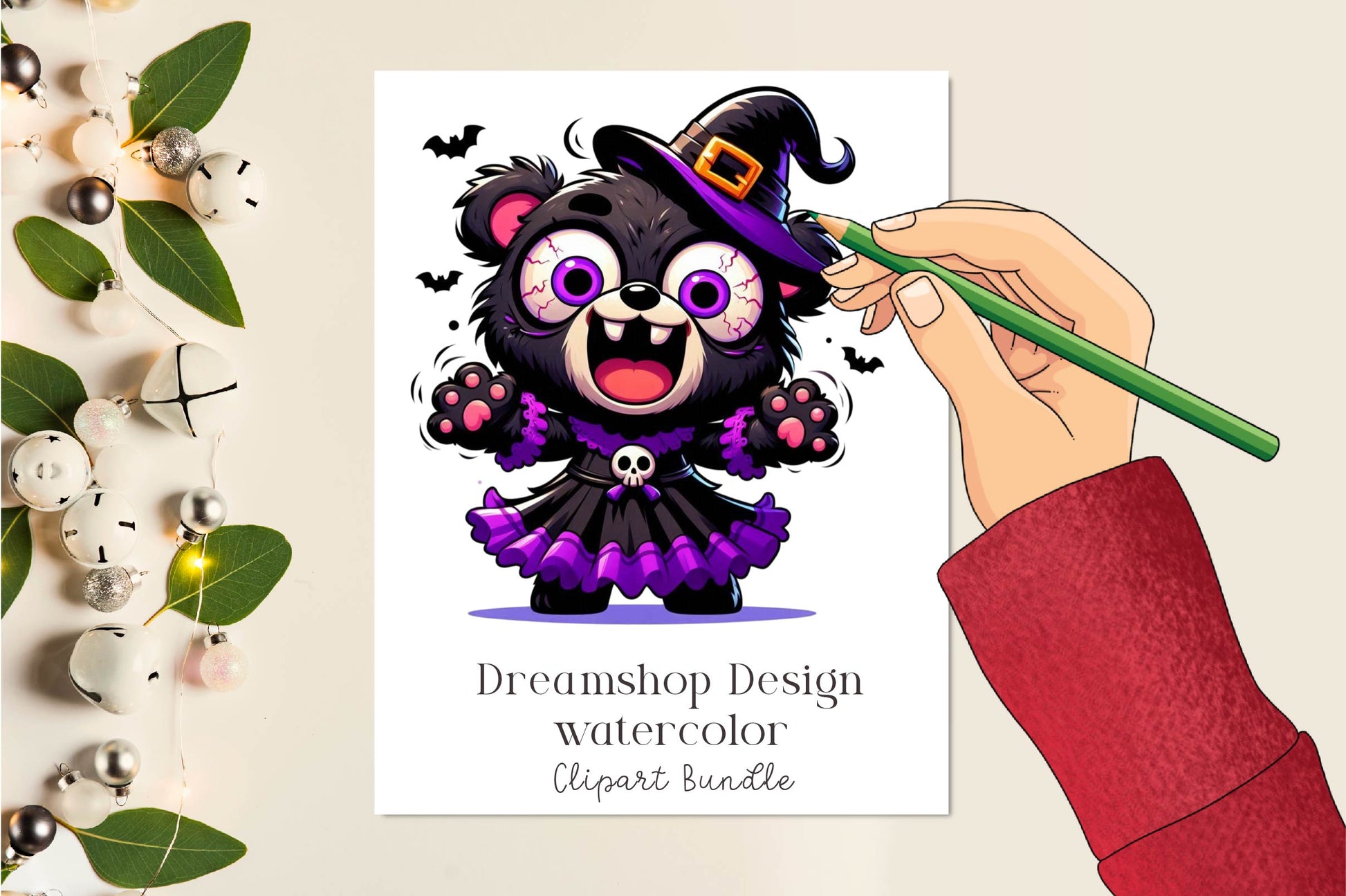 Halloween Halloween Teddy Bear Clipart Bundle - CraftNest - Digital Crafting and Art