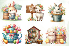 Country Farmhouse Easter Clipart Bundle 1 - CraftNest - Digital Crafting and Art