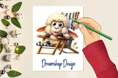 Sheep Funny Sheep'S Clipart Bundle - CraftNest - Digital Crafting and Art