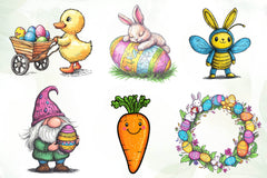 Crochet Easter Clipart Bundle - CraftNest - Digital Crafting and Art
