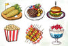 4th Of July Food Clipart Bundle
