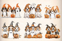 Dogs Halloween Costumes Clipart Bundle - CraftNest - Digital Crafting and Art