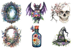 Gothic Spring Clipart 1 - CraftNest - Digital Crafting and Art