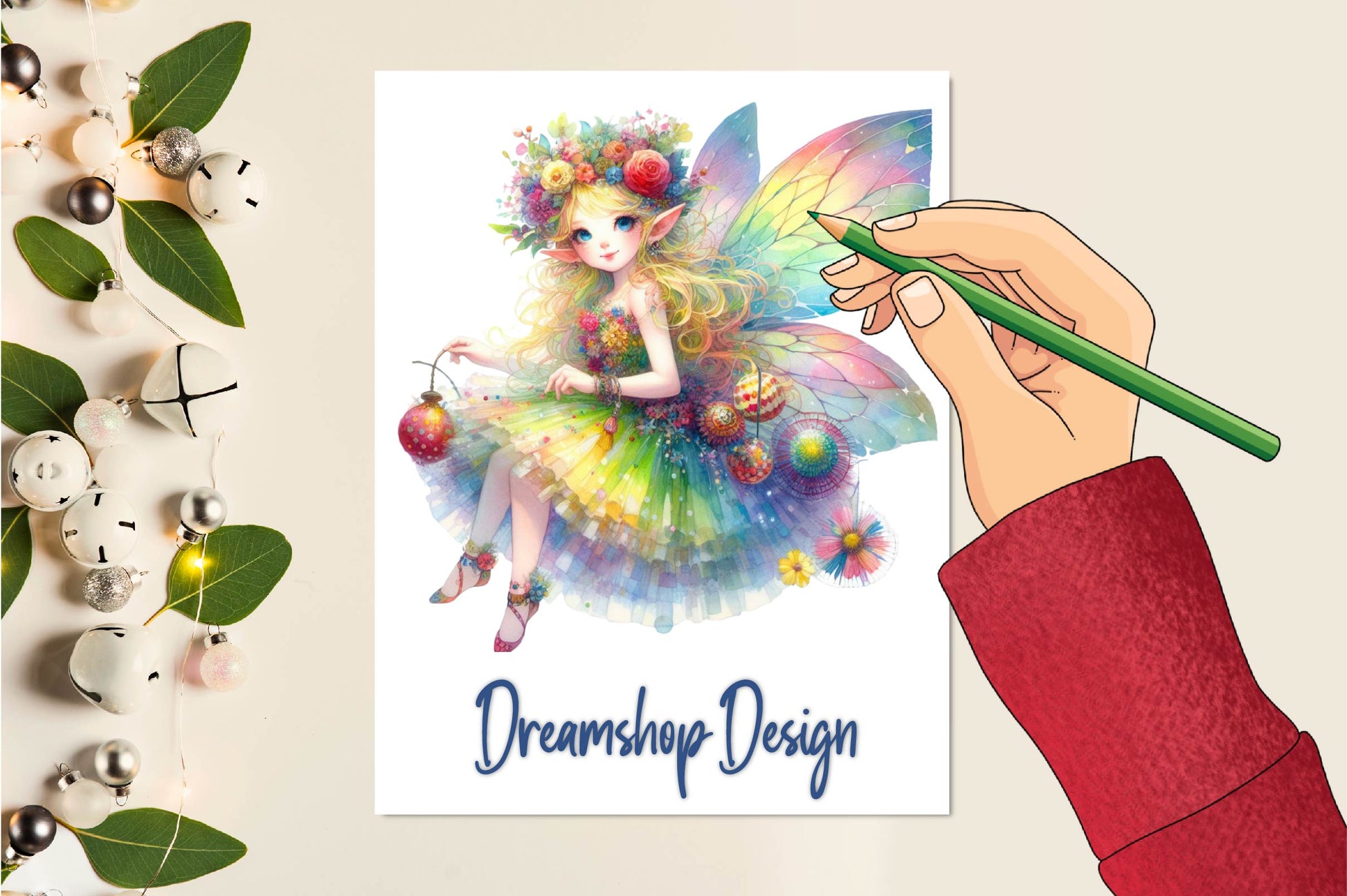 Cute Fairy Clipart Bundle - CraftNest - Digital Crafting and Art
