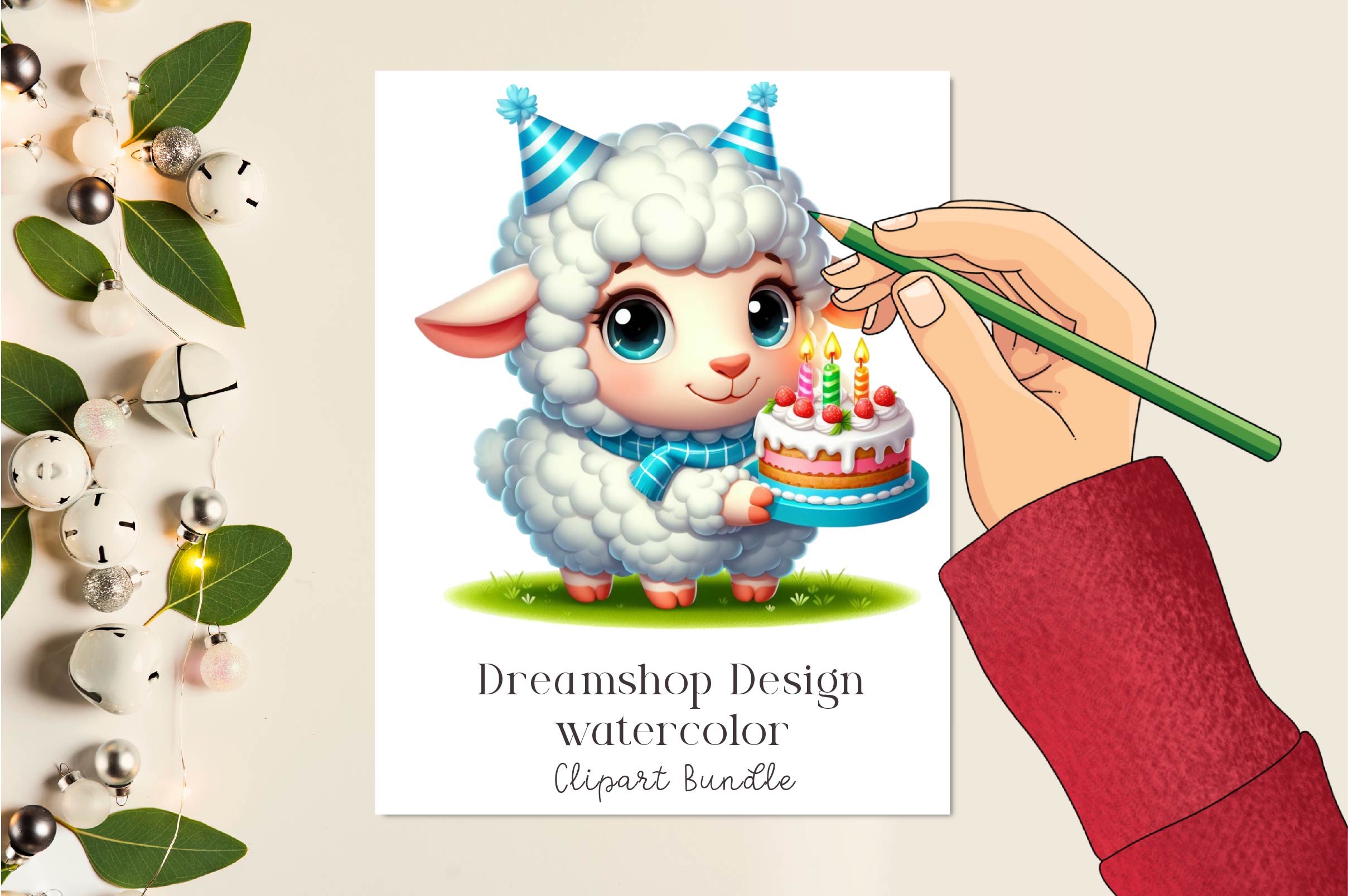 Birthday Animals Clipart Bundle - CraftNest - Digital Crafting and Art