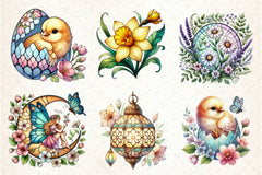 Stained Glass Spring Clipart Bundle - CraftNest - Digital Crafting and Art