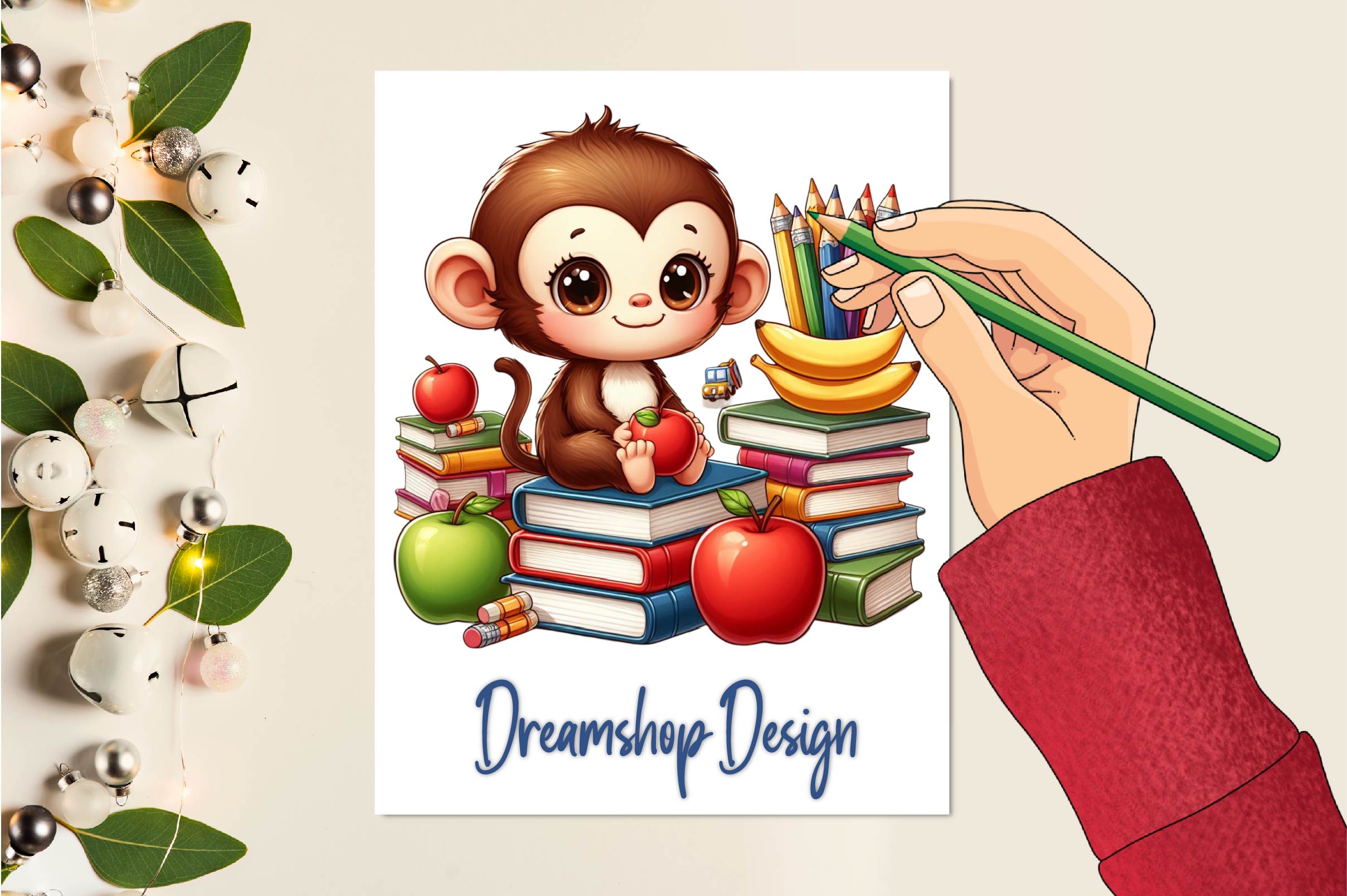 Cute Animals With Books Clipart Bundle - CraftNest - Digital Crafting and Art