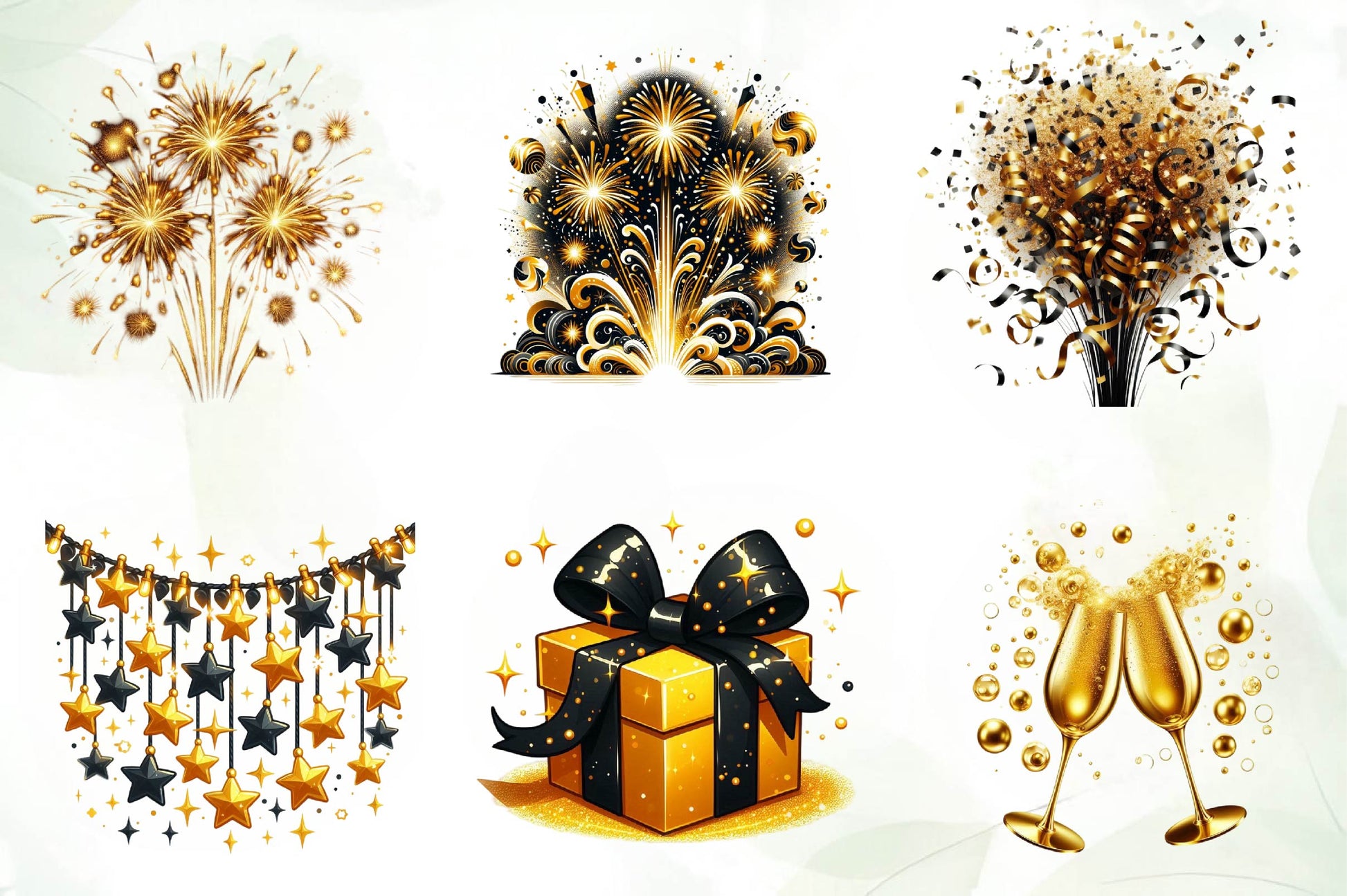 New Year Clipart Bundle - CraftNest - Digital Crafting and Art
