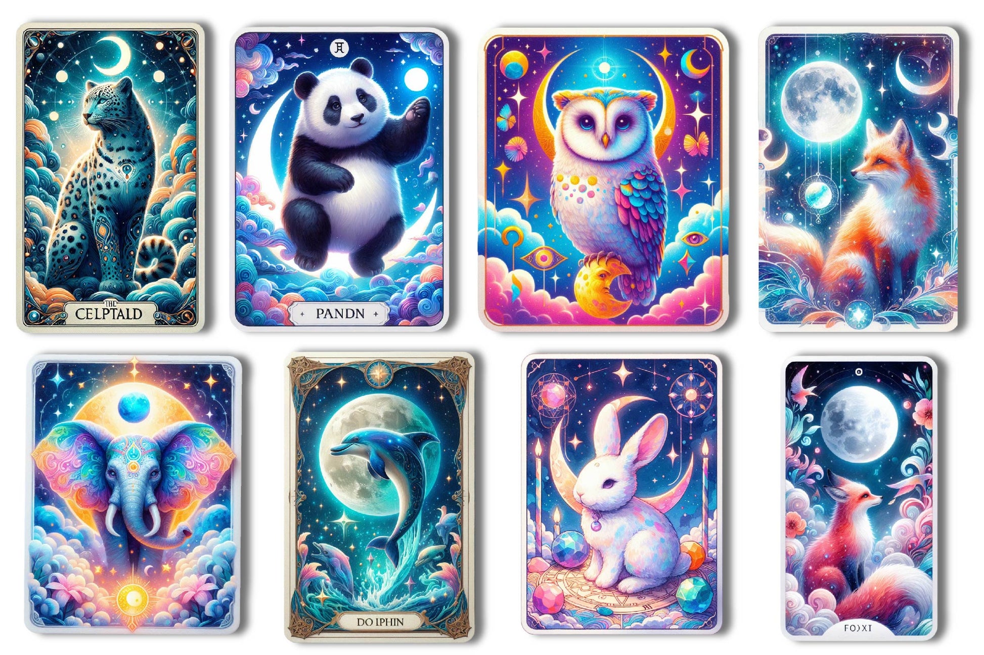 Animal Tarot Cards Clipart Bundle - CraftNest - Digital Crafting and Art