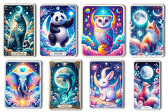 Animal Tarot Cards Clipart Bundle - CraftNest - Digital Crafting and Art