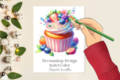 Summer Cupcake Clipart Bundle - CraftNest - Digital Crafting and Art