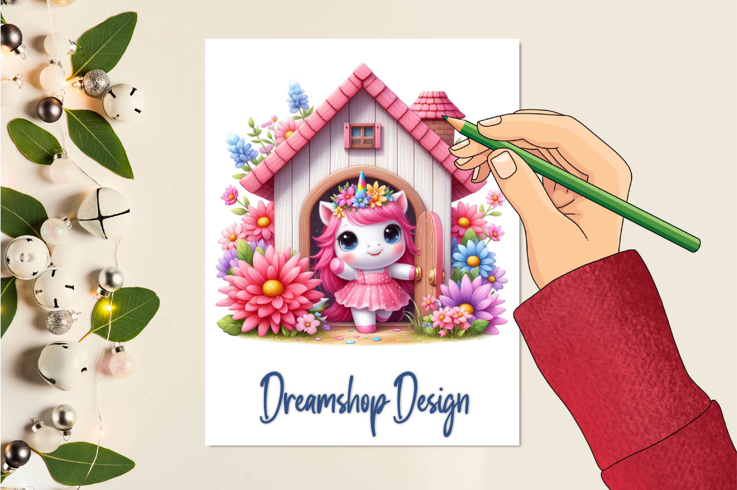 Cute Unicorn Clipart Bundle 1 - CraftNest - Digital Crafting and Art