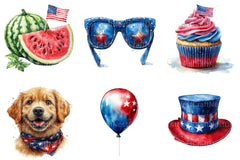 4th of July Clipart Bundle - CraftNest - Digital Crafting and Art
