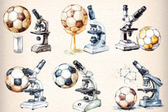 Microscope Ball Clipart Bundle - CraftNest - Digital Crafting and Art