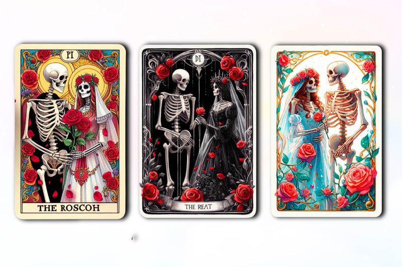 Gothic Wedding Tarot Card Clipart Bundle - CraftNest - Digital Crafting and Art