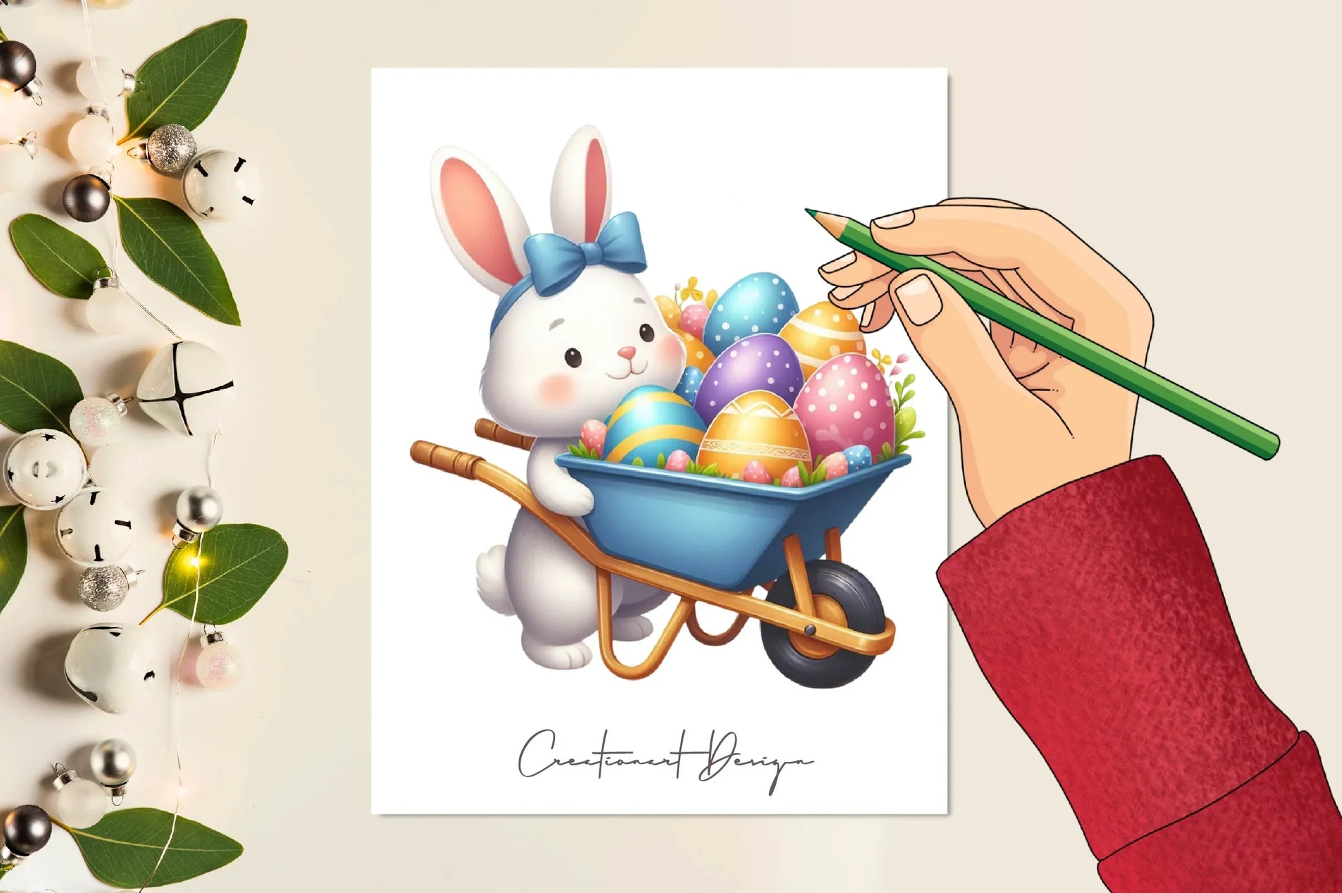 Happy Bunny Clipart Bundle - CraftNest - Digital Crafting and Art