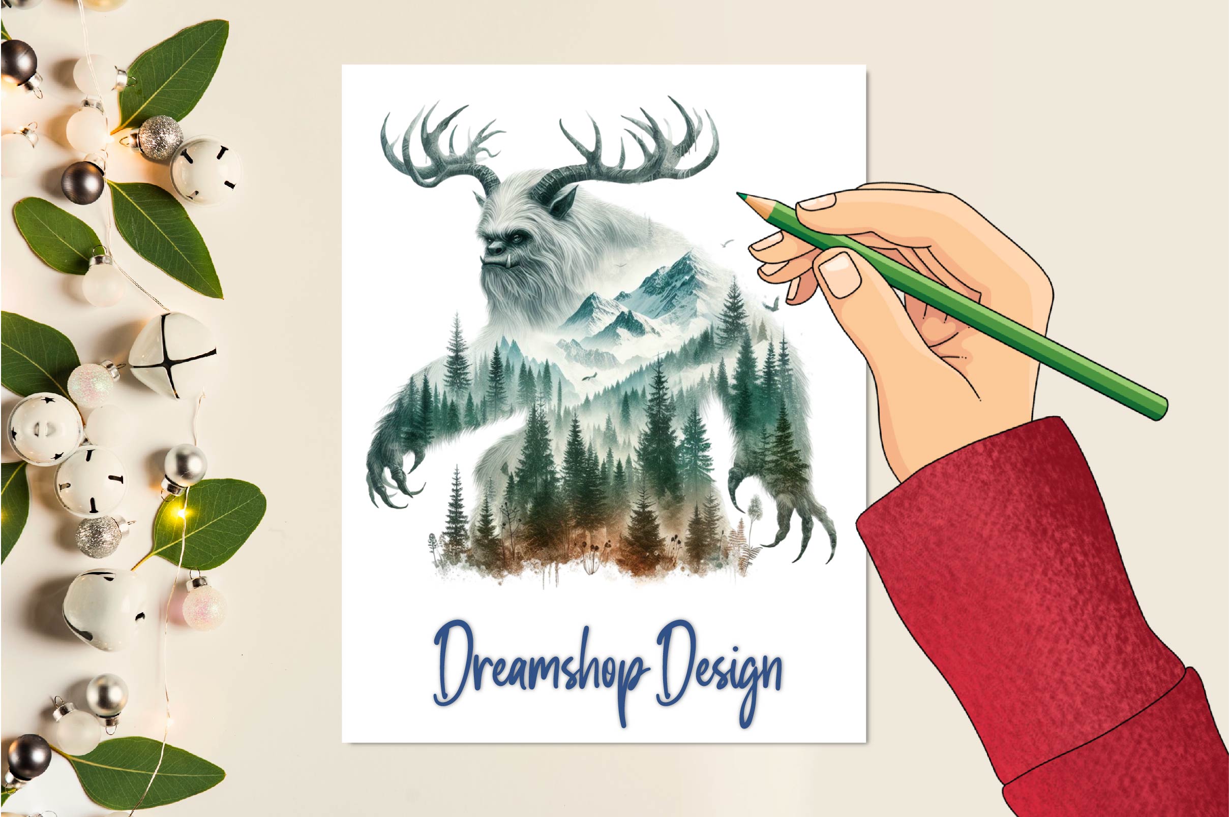 Double Exposure Woodland Animals Clipart Bundle - CraftNest - Digital Crafting and Art