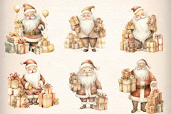 Christmas Santa Clipart Bundle - CraftNest - Digital Crafting and Art