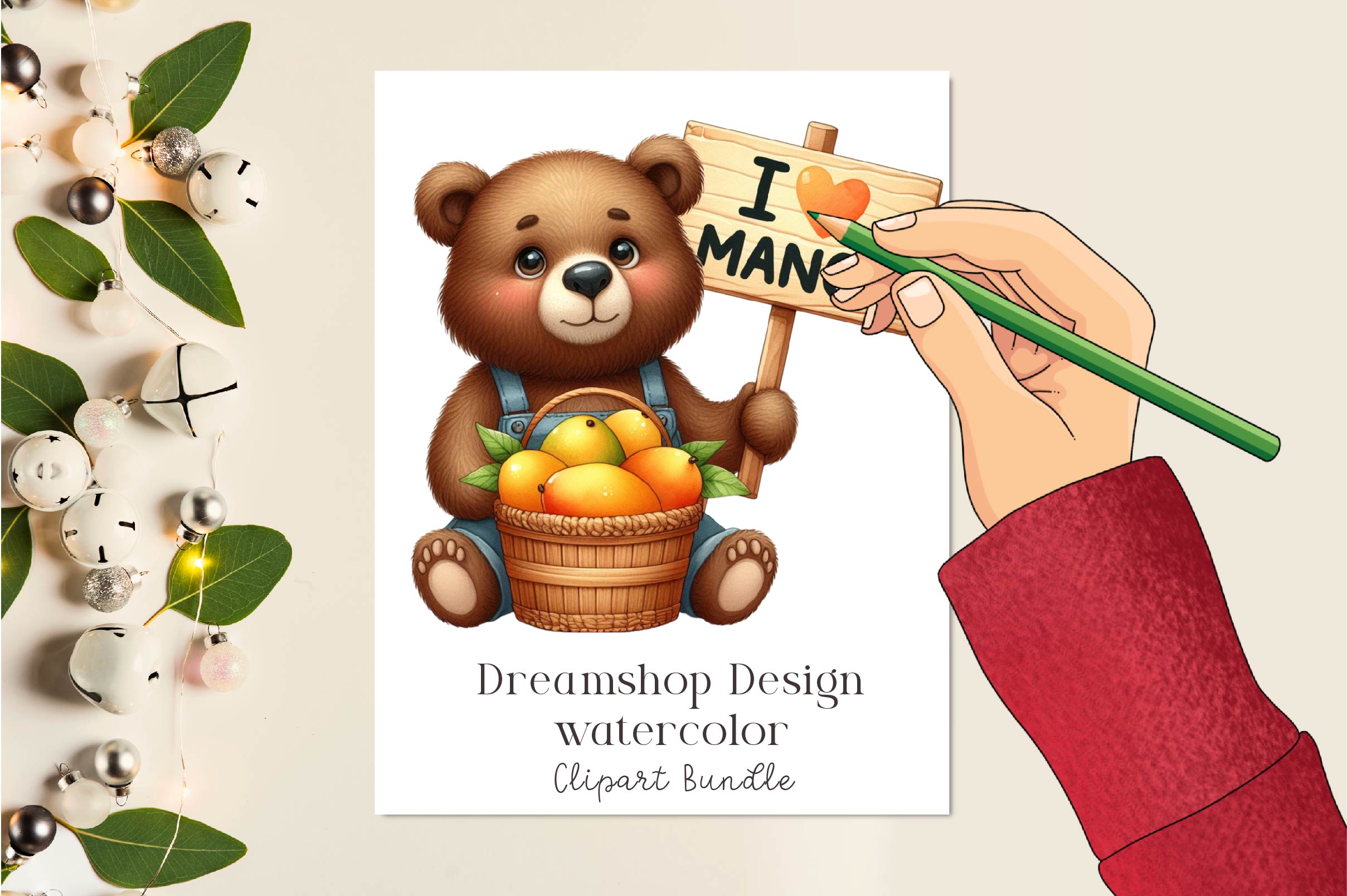 I Love Mango Animals Crochet 'S Clipart Bundle - CraftNest - Digital Crafting and Art