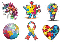 Autism Awareness Puzzle Clipart Bundle - CraftNest - Digital Crafting and Art