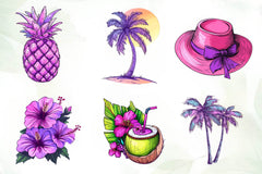 Summer Clipart Bundle 1 - CraftNest - Digital Crafting and Art