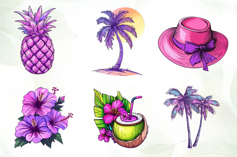 Summer Clipart Bundle 1 - CraftNest - Digital Crafting and Art